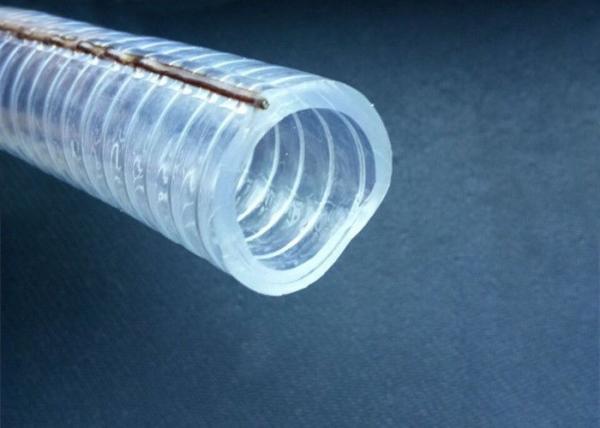 Quality Anti Static PVC Steel Wire Hose / Clear Flex Hose For Convey Gas Liquid Powder for sale
