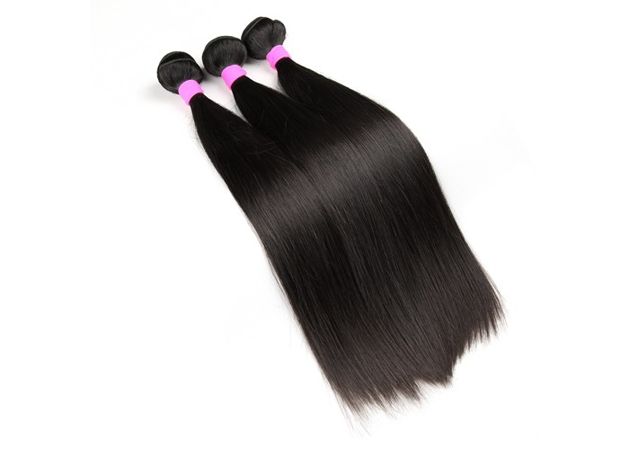Silky Straight Grade 7A Brazilian Hair Weave / Virgin Hair Extensions