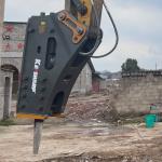 KS650 Hydraulic Front Head Front Bead Automotive Rock Pecker For Excavator Easy