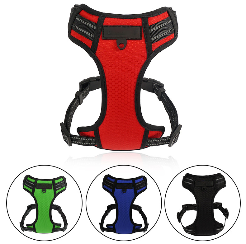 Light Up Dog Harness Step In Style with Waterproof and Reflective Polyester Material