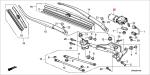 2006- Year OE NO. 76505-SWA-A01 Front Power Windshield Wiper Motor for HONDA CRV