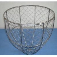 Buy cheap Hot dipped galvanized wire oyster basket,galvanized wire clam basket,factory product