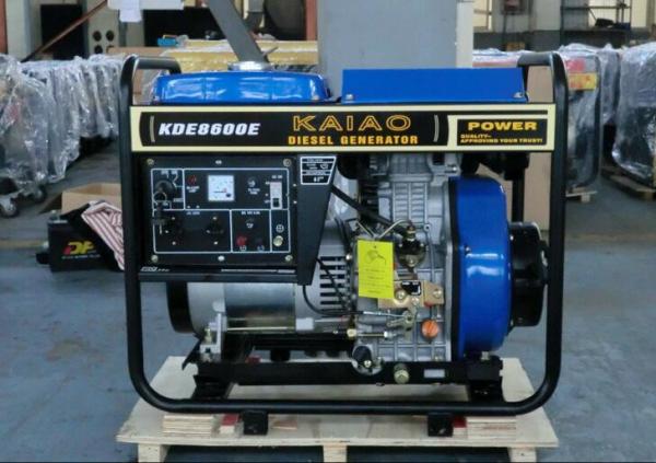 Buy cheap Customized 1 Cylinder 6kw Open Diesel Generator 3000 Rpm Fuel Efficient from wholesalers