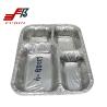 Buy cheap 650ml 850ml 4 Compartment Aluminum Foil Container For Food Packing from wholesalers