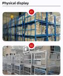 High Capacity Steel Storage Cage Warehouse Industrial Heavy Duty Metal Storage