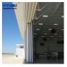Buy cheap Steel Automatic Aircraft Hangar Door Revolving PU Sandwich Panel 50HZ 5000kg leaf from wholesalers