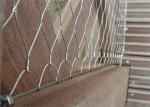 Anti Fall Stainless Steel Rope Mesh Strong And Tensile 2.0mm Ferruled For Bridge