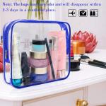 Multifunctional 6pcs Clear PVC Travel Luggage Pouch With Handle