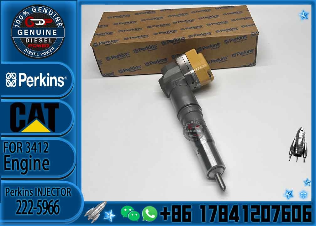 Diesel engine fuel injector 222-5966 2225966 diesel injector assembly fuel injection spare parts 222-5966
