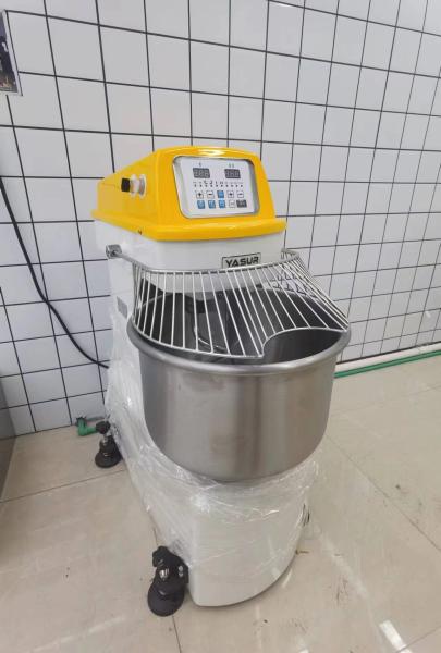 Buy cheap 120kg Stainless Steel Spiral Dough Mixer 0.55kw Dual Speed Countertop Spiral Mixer from wholesalers