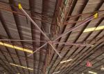 Horizontal Air Cooler HVLS Ceiling Fan 24 Foot Industrial Ceiling Fan ODM