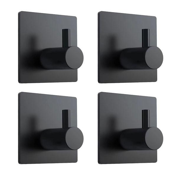 Buy cheap Adhesive Heavy Duty Waterproof Bathroom Shower Wall Towel Hooks Stainless Steel Kitchen Self Adhesive Sticky Hooks from wholesalers