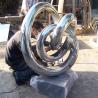 Buy cheap Circle Mirror Metal Modern Indoor Sculptures Abstract Stainless Steel from wholesalers