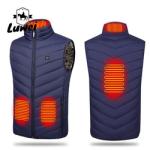 Winter Warm Thermal Rechargeable Usb Heated Full Zip Utility Warmer Padded