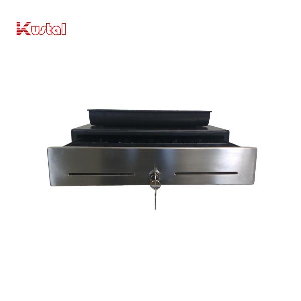Buy cheap Black Stainless Panel Metal ABS Pos Drawer 12V RJ11 Cash Drawer from wholesalers