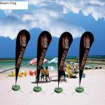 Anti Corrosion Flutter Sports Banners And Flags Double Sided Teardrop Flags Easy