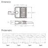Buy cheap Commercial DLC 40W 3000K Motion Sensor LED Street Light from wholesalers