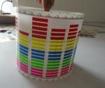 high brightness sound activated equalizer el car sticker