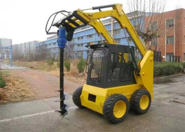 Buy cheap Mini Excavator 80bar 240bar Hydraulic Earth Auger Attachment Rig Ground Hog Earth Drill from wholesalers