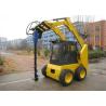 Buy cheap Mini Excavator 80bar 240bar Hydraulic Earth Auger Attachment Rig Ground Hog Earth Drill from wholesalers