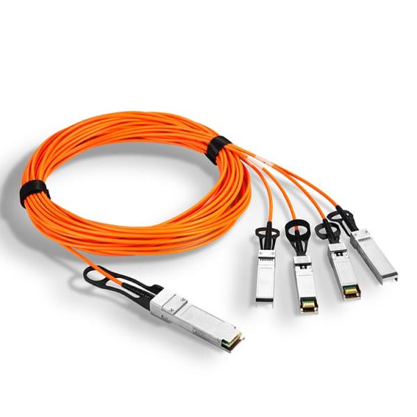 Buy cheap 1M 40G QSFP+ To 4x10G SFP+ AOC Active Optical Cable from wholesalers