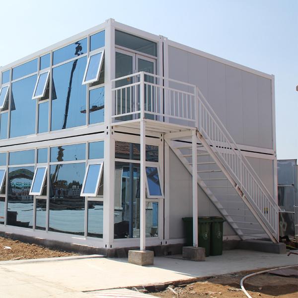Buy cheap Steel Fireproof Rock Wool Sandwich Panel 20ft Shipping Container House for Apartment from wholesalers
