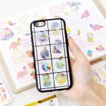 OEM Cute Design 3D Epoxy Stickers Crystal Sticker Stationery Decorative PVC