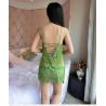 Buy cheap Babydoll Boudoir 68cm Waist Women'S Satin Silk Nightdress Ladies Pyjama Sets from wholesalers