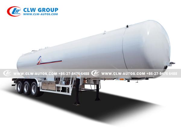 Buy cheap 49.6CBM LP GAS Semi Trailer Propane Delivery Tanker Truck from wholesalers