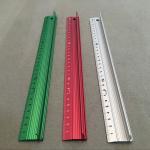 Multi Color Aluminum Scale Ruler , Aluminum Safety Ruler Household Fabricing