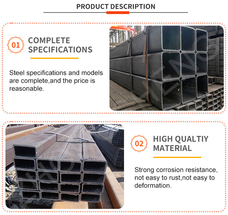 API Pipe Prime ASTM 50 x 50 Square Tubing for Carports Square Galvanized Tube and 1-6m Length