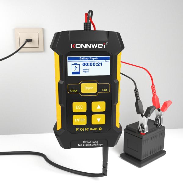 Buy cheap 2.0in LCD Konnwei KW510 Car Battery Tester 80W CCA Backlit Screen from wholesalers