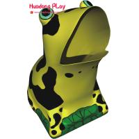 Buy cheap Kindergarten Dedicated Plastic Outdoor Trash Can With Lid Cartoon Type 45*45 product