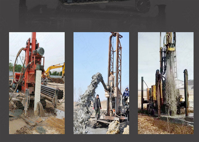 St350 Water Well Drilling Rig Crawler Type Full Hydraulic 350m Deep