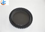 RK Bakeware China Foodservice NSF Round Fluted Hard Coat Aluminum Pie Pan Loose