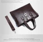 2017 Men Casual Briefcase Business Shoulder Bag Leather Messenger Bags Computer