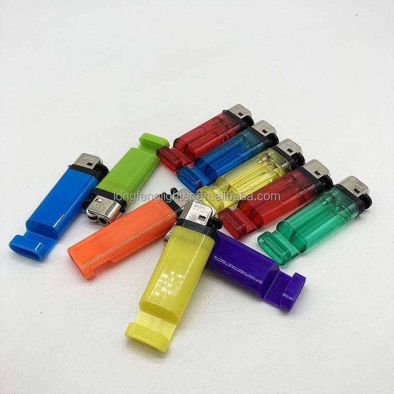 Dy-60 Cheap Price High Quality Bulk Flint Wheel Lighter with Mobile Phone Holder