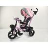 Buy cheap Red 3-Wheel Child Tricycle With Steel Handlebar And Plastic Seat Baby Carriage from wholesalers
