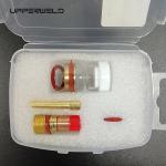 Stubby Gas Lens WP17 18 26 3.2mm Glass Kit for Wp17/18/26 Tig Welding Supplies