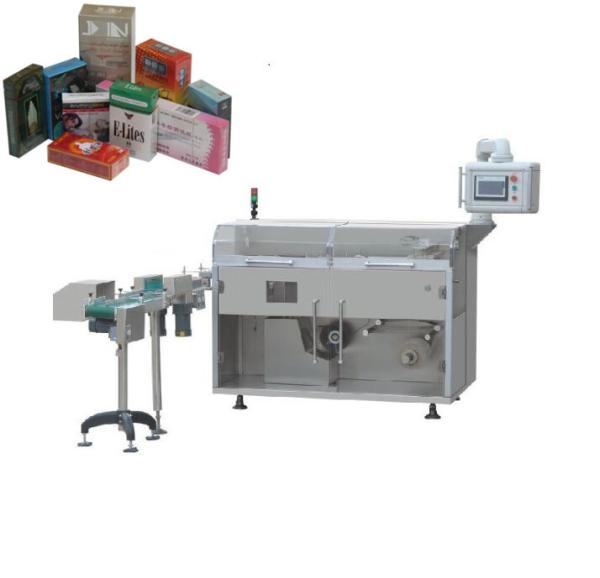 Quality Automatic Perfume Cosmetic Box Overwrapping Cellophane Film Wrapping Machine for sale