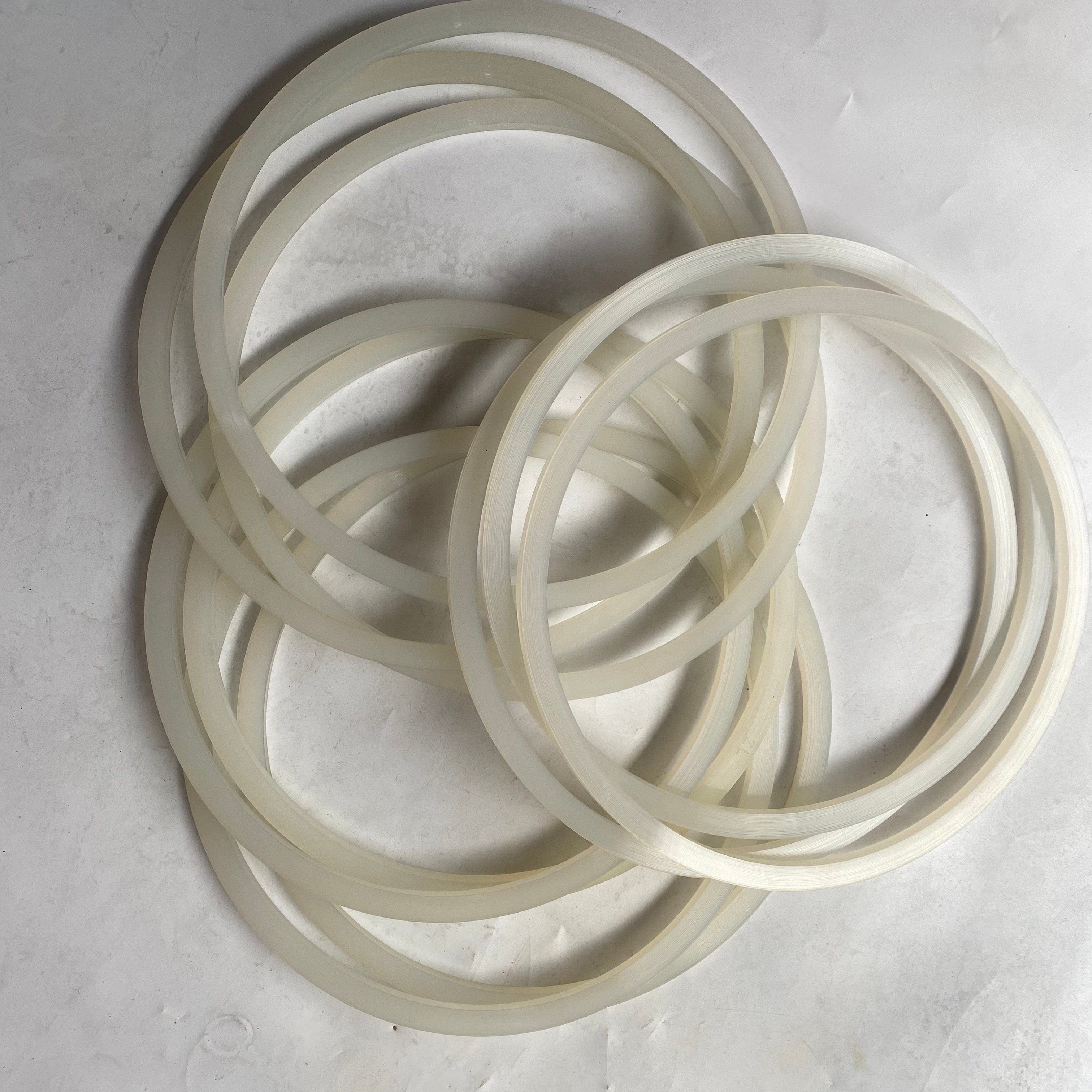Discharge Seal Ring Polyurethane White Rubber Ring Sany Zoomlion Concrete Pump Truck Accessories
