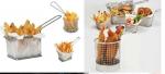 Buy cheap Mini Perforated Baking Tray Wire Mesh Deep Fat Fryer French Fries Holder Basket from wholesalers