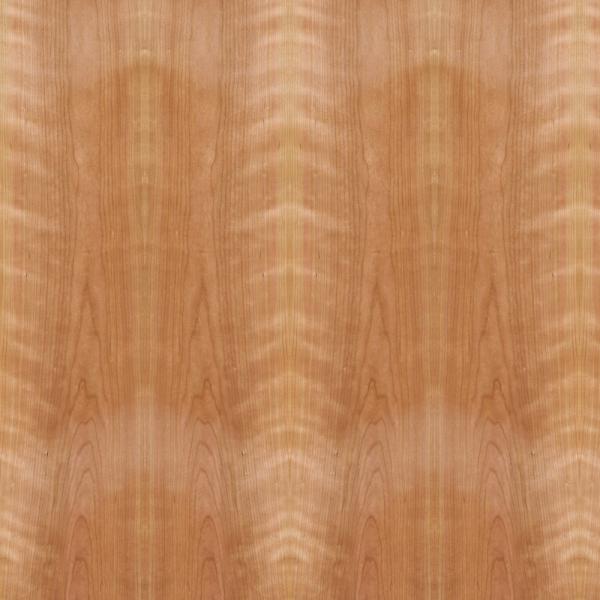 Quality Fancy American Cherry Plywood Crown Cut Wood Veneer Based Mdf Particle Board For Furniture And Cabinet for sale