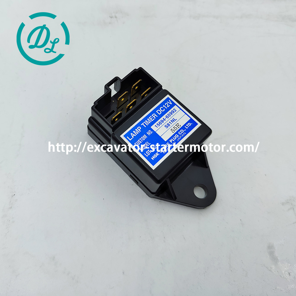 Lamp Timer DC12V 15694-65992 15694-65990 S81NL Excavator Kubota