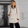 Buy cheap Black Down Jacket With Hood Womens Stand Up Collar from wholesalers
