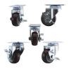 Buy cheap 3 Inch Red Polyurethane Medium Duty Casters With Side Brake from wholesalers