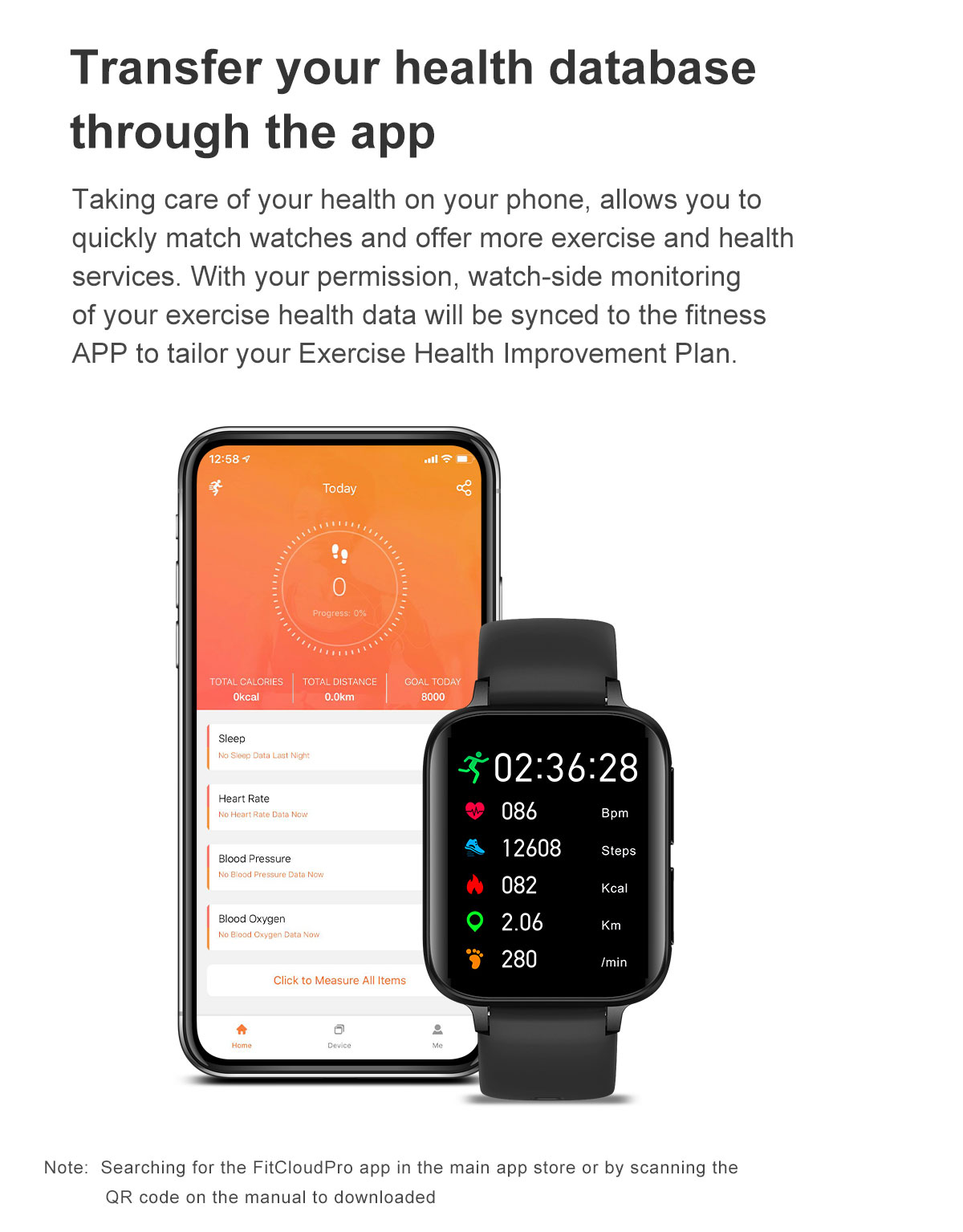 420*485P Clip Charging Android ECG Smartwatch 1.78 Inch DT93