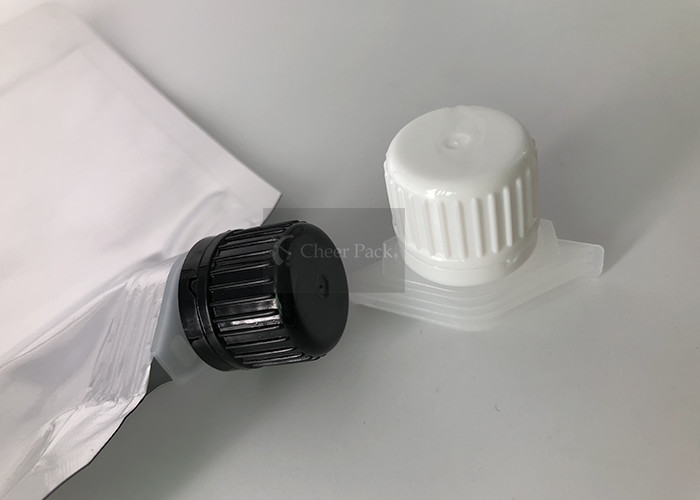 Flexible Packaging Spout Cap Injection Modeling Blue Color PE Material