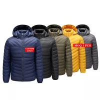 Buy cheap knitted clothin Reversible Goose Down Jacket Mens Puffer Jacket Motorcycle product