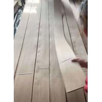 Buy cheap 12% Moisture White Ash Wood Veneer Flat Cut 10cm Width Door Leaf Use product